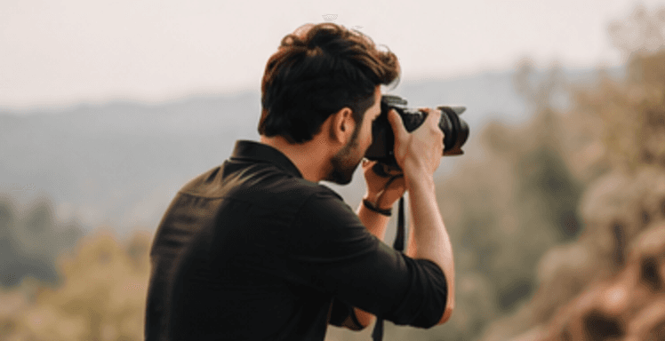 Hussain Mandviwala with his camera